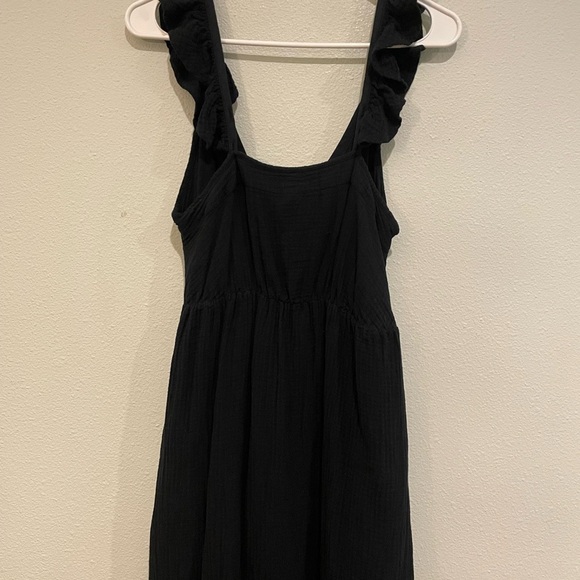 Black Magaschoni Gauze Maxi Sundress - Picture 8 of 8